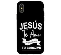 Dios te ama con Amor Eterno, ya no endurezcas más tu corazón Carcasa para iPhone X/XS
