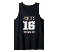 Dios te ama Corazón Cristiano de la Biblia Juan 3 versículo 16 Camiseta sin Mangas