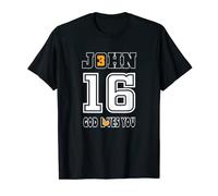 Dios te ama cristiano Corazón de la Biblia Juan 3 versículo 16 Camiseta