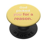 Dios te escogió por una razón para heredar la Vida eterna PopSockets PopGrip Adhesivo