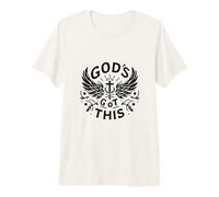 Dios Tiene Esta Cita inspiradora de fe Cristiana Camiseta Premium