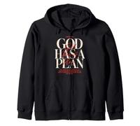 Dios Tiene un Plan Fe Cristiana Adoración Religiosa Oración Sudadera con Capucha