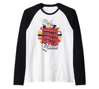 Dios Tiene una Gracia misericordiosa ilimitada y abundante Camiseta Manga Raglan