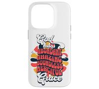 Dios Tiene una Gracia misericordiosa ilimitada y abundante Carcasa para iPhone 14 Pro