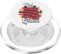 Dios Tiene una Gracia misericordiosa ilimitada y abundante PopSockets PopGrip para MagSafe
