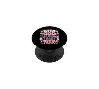 Dios Todas Las Cosas Son posibles Mateo 19:26 Versículo de la Biblia PopSockets PopGrip Adhesivo