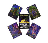 (Diosa Africana) Cartas del Oráculo Juego de Mesa de Fiesta de Ocio Baraja de Tarot de Adivinación de