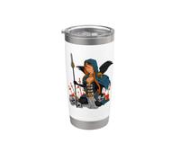 Diosa celta - Morrigan Vaso térmico de acero inoxidable de doble pared