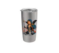 Diosa celta - Morrigan Vaso térmico de acero inoxidable de doble pared