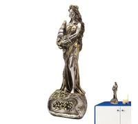 Diosa ciega Fortuna, Diosa Romana Fortuna | Diosa Adornada de la Buena Suerte - Estatua de la Diosa Griega de Resina, Figura simbólica de la Buena Suerte para coleccionistas y decoración del hogar