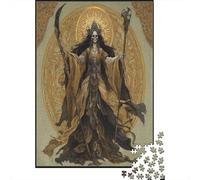 Diosa de la Muerte Rompecabezas para Adultos || 70x50cm/1000pcs Juegos EduGatoivos De Decoración del Hogar