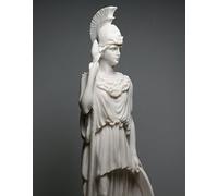 Diosa de la Sabiduría Athena Minerva Alabastro Figura hecha a mano 9.8 pulgadas