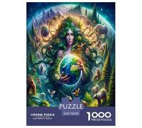 Diosa de la Tierra Puzzle 1000 Piezas, Juego Educativo, Desafío, Clásicos para Adultos Y Niños A Partir De 12 Años Rompecabezas Familiar - Obra De Arte 70x50cm/1000pcs