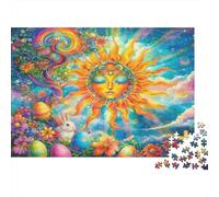 Diosa del Sol de Pascua Paquete Rompecabezas 1000 Piezas Ecológico para Ancianos, Entrenamiento Cerebral, Rompecabezas De Viaje, Opción Popular 38x26cm/1000pcs