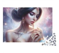 Diosa del Universo Puzzle de 1000 Piezas Puzzle para Adultos Noche Estrellada Relajación Decoración Hogar 38x26cm/1000pcs