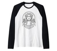 Diosa Griega Afrodita Gótico Tatuaje Antigua Grecia Camiseta Manga Raglan