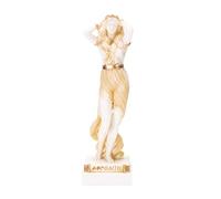 Diosa griega Afrodita Venus Nacimiento de Sexy Desnudo Desnudo Alabastro Estatua 6.2 Pulgadas
