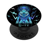 Diosa Hathor Los Años 80 Antiguo Egipto Mística Egipcio PopSockets PopGrip Adhesivo