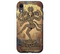 Diosa India Nataraja Patchwork Boho Hindú Yoga Espiritual Carcasa para iPhone XR