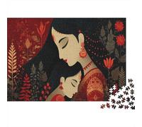 Diosa India Rompecabezas Amor Maternal Rompecabezas Juego De Habilidad para Toda La Familia 1000pcs (75x50cm)