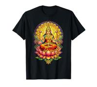 Diosa Lakshmi Vitral Mitología Hindú Hinduismo Camiseta
