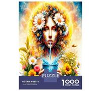 Diosa Margarita 1000 Piezas Puzzle Magia Vibrante de la Naturaleza Puzzle Clásico, Cartón Reciclado - Hit De Las Familias, Actividad De Fiesta, Ocio En Casa 38x26cm/1000pcs