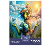 Diosa Natural Puzzle 1000 Piezas, Juego Educativo, Desafío, Clásicos para Adultos Y Niños A Partir De 12 Años Rompecabezas Familiar - Decoración del Hogar 70x50cm/1000pcs