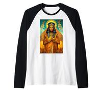 Diosa Reina Egipcia Poder Antiguo Regal Divino Camiseta Manga Raglan