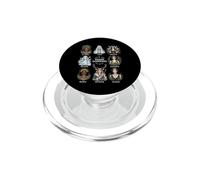 Diosas de la Luna Witchy Pagan Divino Arte Femenino PopSockets PopGrip para MagSafe