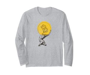 Dioses Bitcoin de Las criptomonedas Manga Larga