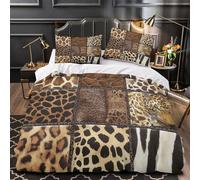 Dioses del antiguo Egipto Funda de Edredón Juego de 3 Piezas Suave Diseño 3D Cremallera Oculta incluye Fundas de Almohada Transpirable Mítico con jeroglíficos Funda Edredon for niña King（220x240cm）