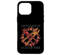 Dioses del Olimpo o Hefesto Dios del Fuego o Dios Griego Antiguo Carcasa para iPhone 16 Pro MAX