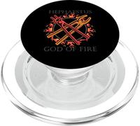 Dioses del Olimpo o Hefesto Dios del Fuego o Dios Griego Antiguo PopSockets PopGrip para MagSafe