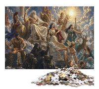 Dioses del Olimpo Puzzle de Madera 1000 Piezas, Juego Relajante