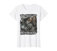 Dioses griegos Zeus Poseidón Hades Mitología Griega Camiseta gráfica económica, Mujer, Blanco, S