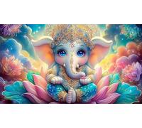 Dioses Indios Puzzle para Adultos 1000 Piezas Desafío de Juego Educativo Extremadamente difícil para Actividad en casa & Regalo Divertido 70x50cm/1000pcs