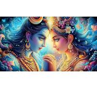 Dioses Indios Puzzle para Toda la Familia Regalo para Mujeres y Hombres 1000 Piezas Papel Reciclado Juego Familiar Divertido & desafiante Juegos educativos 38x26cm/1000pcs