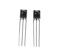 DIP-3 IC TSOP4838 - 2 tubos receptores de 38 Khz módulo de radiación remoto driver de placa convertidor de fuente de alimentación, regulador de voltaje, transmisor, cable de clip de conector