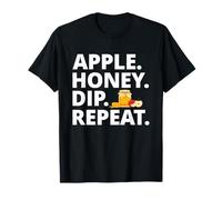 Dip de Manzana y Miel Repetir Vacaciones de año Nuevo judío Rosh Hashaná Camiseta