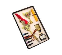 Dip Pen Pen Con Tintas Calligraphy Set Fuente Fuente Kits Sello Sello Cera Emplumada Para Escribir Dibujo Calligraphy Dip Wax SELLE Para Escribir