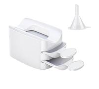 Dip Powder Tray, Portable Double Layer Dipping Powder Tray, 2-in-1 Dip Powder Recycling Case, Manicure Accessories Dip Tray, Dip Nail Tools for Beginners, Professional Dip Powder Tray, Dipping Powder