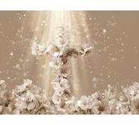 Dipingere con i Numeri Adulti Kit Fai-da-Te Acrilico croce ciliegio Pennelli Pittura su Tela 80x100cm Senza Cornice Facile per Bambini Principianti Decorazione Murale Ufficio Casa Regalo Creativo G968