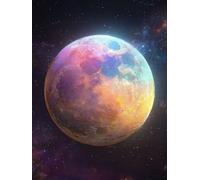 Dipingere con i Numeri Adulti Kit Fai-da-Te Acrilico Pianeta sogno Pennelli Pittura su Tela 30x40cm Senza Cornice Facile per Bambini Principianti Decorazione Murale Ufficio Casa Regalo Creativo G-945