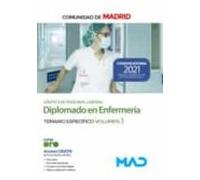 Diplomado En Enfermería (Grupo II De Personal Laboral) De La Comunidad De Madrid. Temario Específico Volumen 3