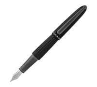 Diplomat D40301021 Aero - Pluma estilográfica con punta extrafina de acero, color negro