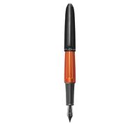 DIPLOMAT Pluma estilográfica Aero Orange Negro - F/con caja de regalo/pluma estilográfica, 1 unidad (1 unidad)