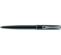 DIPLOMAT - Traveller - Bolígrafo de Bola EasyFLOW - Negro Lacado - Resistente y Elegante - Garantía de 5 años