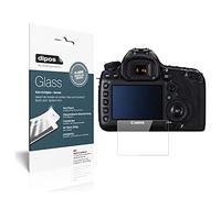 dipos 1x Protector de Pantalla 9H claro para Canon EOS 5DS R | Transparente, no se rompe ni astilla, no es cristal, antigolpes, antiarañazos, sin burbujas, apto para fundas, autoadhesivo