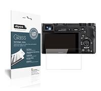 dipos 1x Protector de Pantalla 9H claro para Sony Alpha 6100 | Transparente, no se rompe ni astilla, no es cristal, antigolpes, antiarañazos, sin burbujas, apto para fundas, autoadhesivo