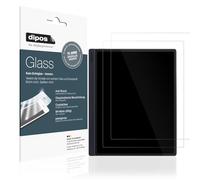 dipos 2x Protector de Pantalla 9H claro para Boox GO 10.3 ePaper | Transparente, no se rompe ni astilla, no es cristal, antigolpes, antiarañazos, sin burbujas, apto para fundas, autoadhesivo
